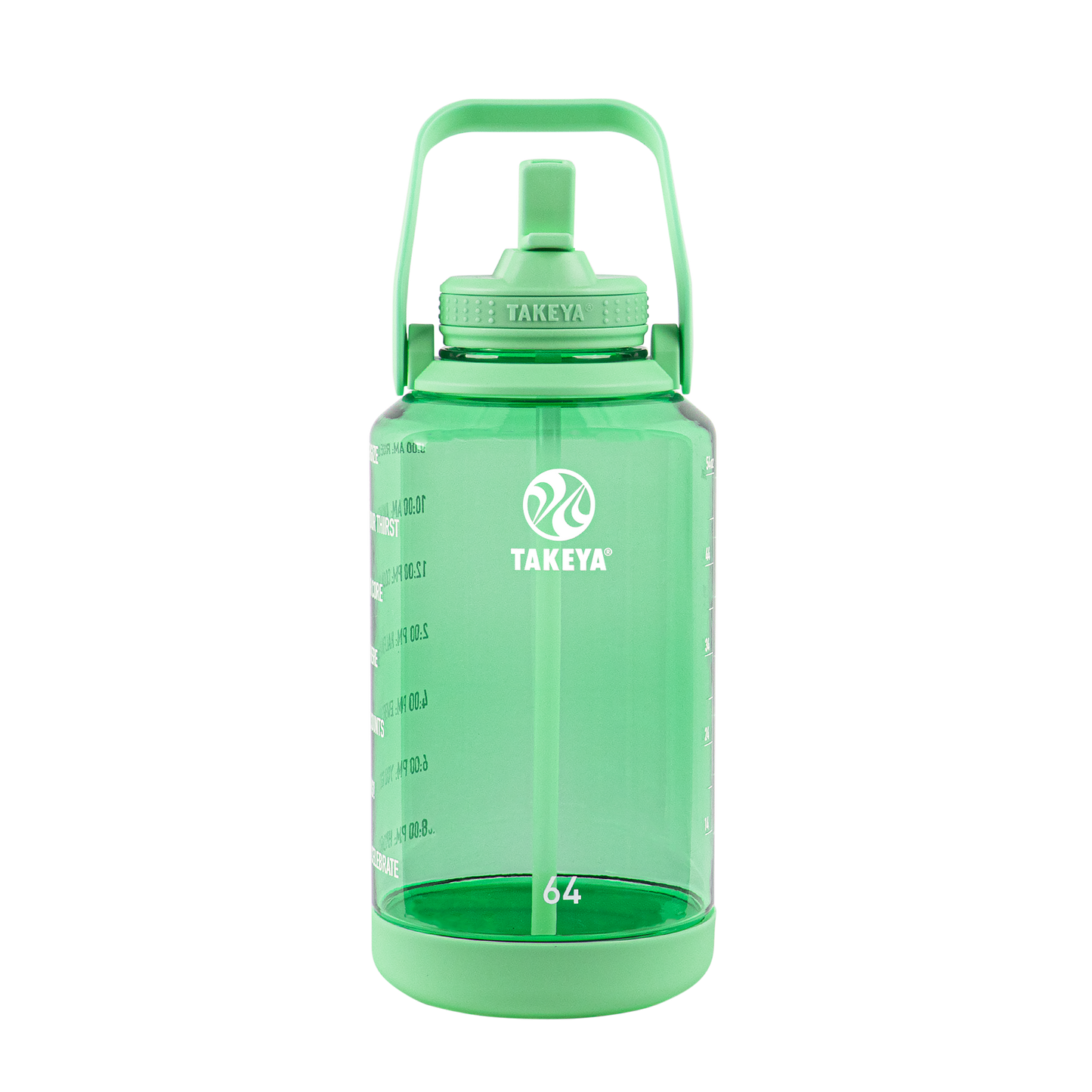 tritan-motivational-water-bottle-with-straw-lid-g3 54101-Tritan-Straw-Motivational-64-PistactioGreen-front.png