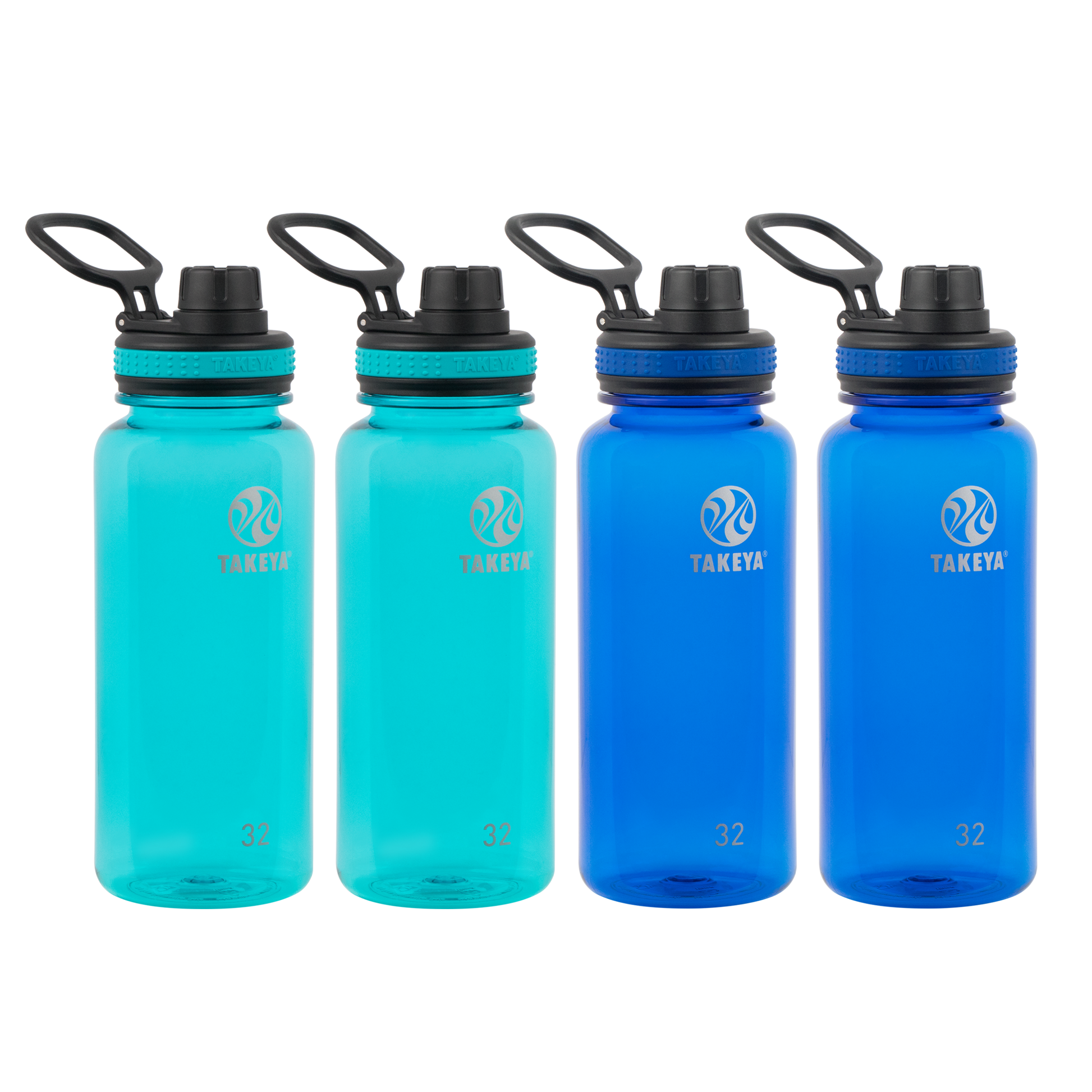 tritan-water-bottle-with-spout-lid-4-pack-q3 50276-Tritan-Spout-32-4pk-Ocean-Royal-angle.png