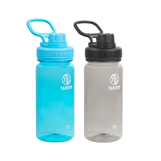 tritan-water-bottle-bundle-with-spout-lid-2-pack-w7 51476-Tritan-Spout-18-2pk-BreezyBlue-StormyBlack-Front_1.png