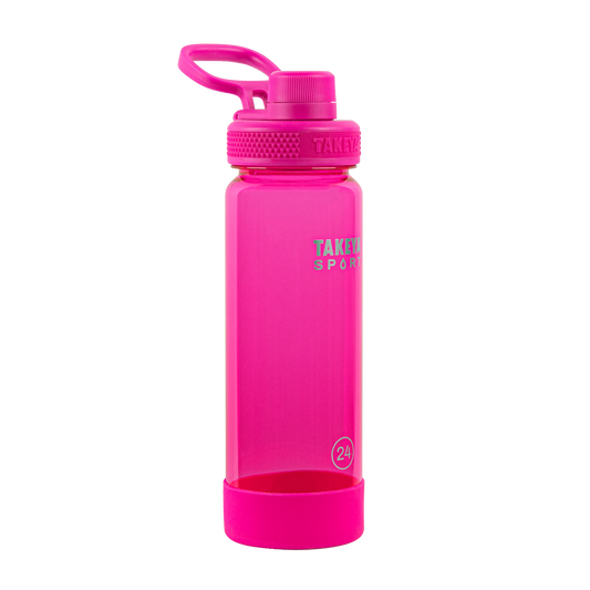 tritan-sport-water-bottle-with-spout-lid-h2 51671-TKS-Tritan-Spout-24-PinkSweep-frontangle.png