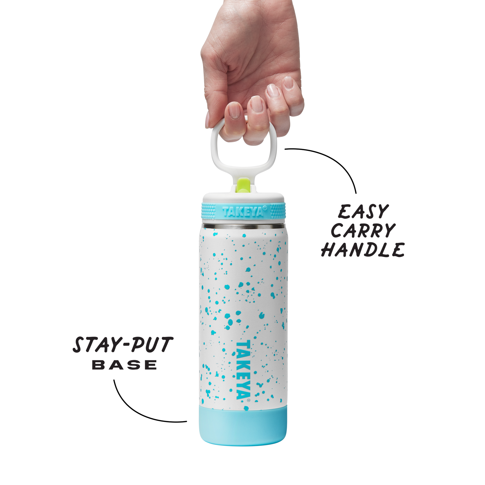glow-in-the-dark-sport-kids-water-bottle-confetti-with-straw-lid-x4 TKS_SP25_CoreKidsGIDConfetti_StwBtl_CloudGlow_18oz_51368_v3_sRGB-Callout.png